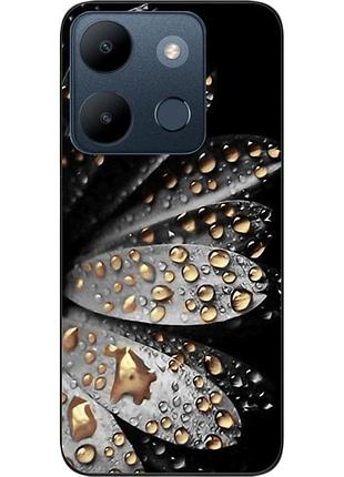 Силіконовий чохол epik для infinix smart 7 з картинкою квітка