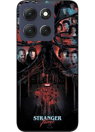 Силіконовий чохол epik для motorola g86 5g з принтом stranger things векна