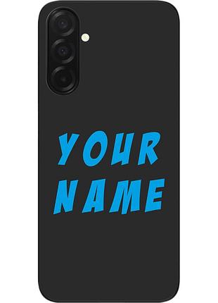 Именной чехол epik для samsung galaxy a37 бампер с именем печать на чехле