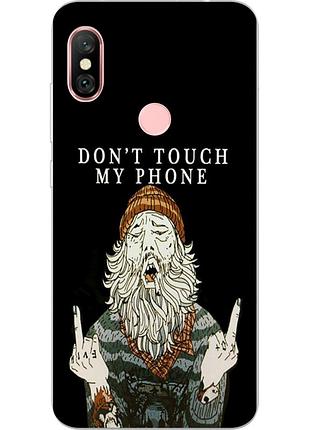 Силиконовый чехол с рисунком для xiaomi redmi note 6 pro дед