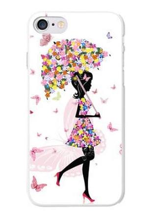 Оригинальный чехол накладка для iphone 8 plus с картинкой фея