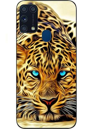 Силіконовий чохол з картинкою для samsung m31 galaxy m315f гепард