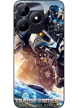 Силиконовый чехол epik для realme c51 с картинкой мираж трансформеры