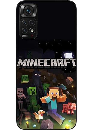 Оригинальный чехол для xiaomi redmi note 11 / note 11s с картинкой майнкрафт монстры