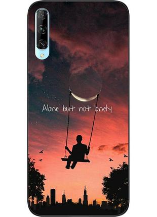 Чохол силіконовий для huawei p smart pro з картинкою напис