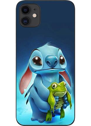 Силіконовий чохол бампер для iphone 11 з картинкою стіч
