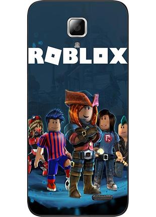 Бампер силіконовий чохол для lenovo a536 з картинкою roblox
