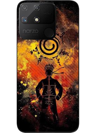 Силіконовий чохол epik для realme narzo 50a з картинкою золотий наруто