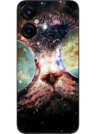 Оригинальный чехол epik для tecno pova neo 3 (lh6n) с картинкой космокот