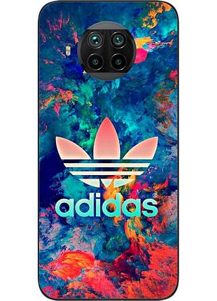 Силіконовий чохол для xiaomi mi 10t lite з картинкою adidas