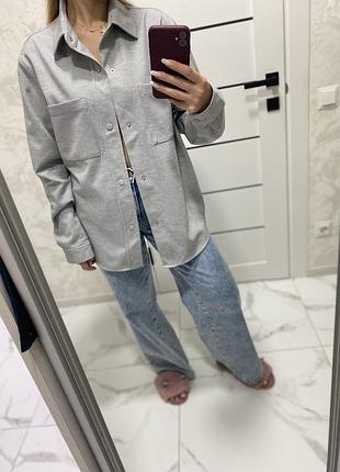 Рубашка куртка сорочка чоловіча zara m 5