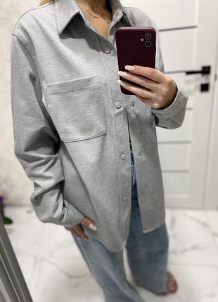 Рубашка куртка сорочка чоловіча zara m 4