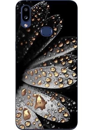 Силиконовый чехол для samsung a10s galaxy a107f с картинкой цветок