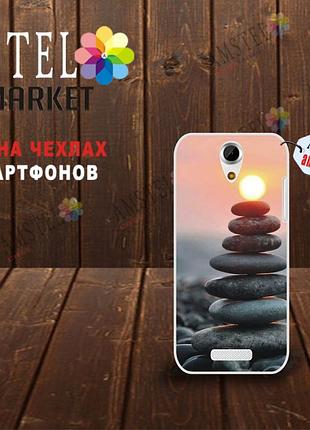 Силіконовий бампер для doogee y100x з картинкою захід сонця