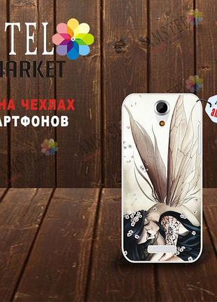 Бампер силіконовий чохол для doogee y100x з картинкою фея