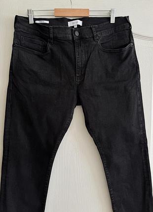 Чоловічі брендові чорні джинси reiss 34p