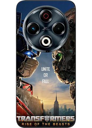 Силіконовий чохол epik для tecno spark 30 4g (kl6) з картинкою трансформери звероботи