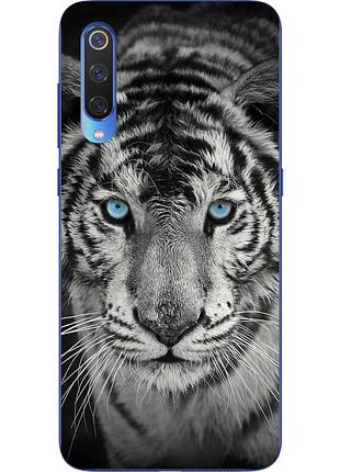 Силиконовый чехол бампер для xiaomi mi 9 se с картинкой тигр