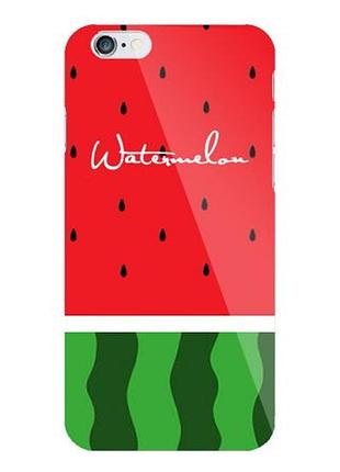 Силіконовий чохол накладка для iphone 6 / 6s з картинкою watermelon