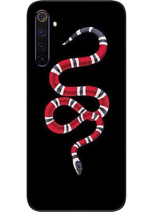 Силіконовий чохол для realme 6 pro з картинкою змія