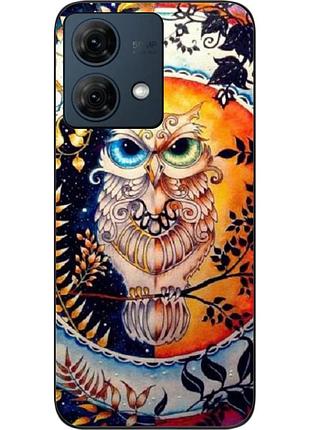 Оригинальный чехол epik для motorola moto g84 с картинкой сова