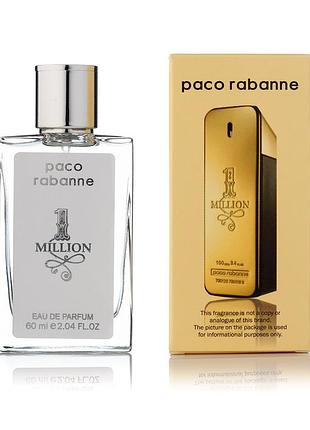 Парфуми чоловічі rabanne 1 million 60 мл духи рабан 1 мільйон