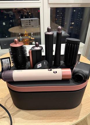 Стайлер dyson airwrap id, комплект насадок, кейс, коробка