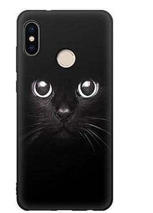 Оригинальный tpu чехол бампер с картинкой для xiaomi redmi note 5 мордочка