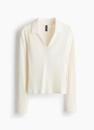Лонг h&m жіночий молочний 4