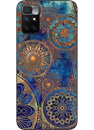 Оригинальный чехол для xiaomi redmi 10 с картинкой круги винтаж