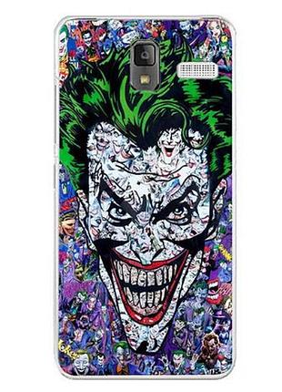 Оригинальный бампер для lenovo s580 с картинкой джокер