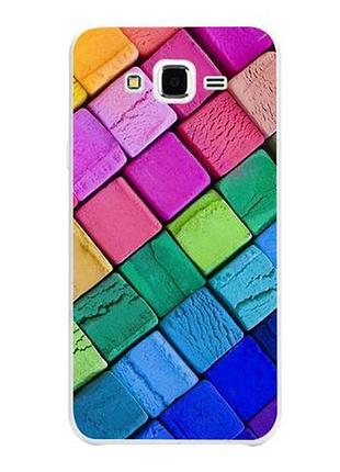 Ексклюзивний бампер з принтом для samsung galaxy j2 prime g532f пластилін