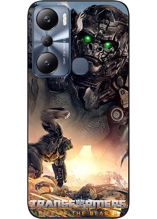 Силіконовий чохол epik для infinix hot 20i з картинкою ейплінк трансформери звероботи