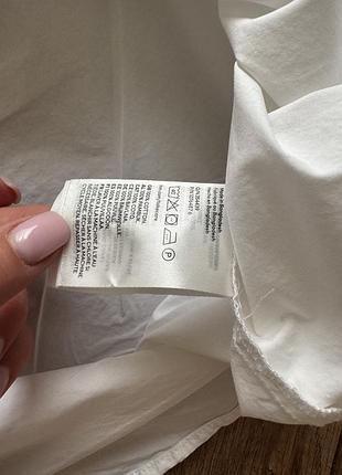 Сорочка біла h&m 5