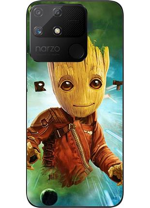Силіконовий чохол epik для realme narzo 50a з картинкою марвел грут