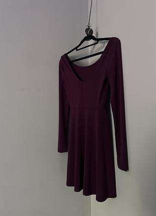 Бордова міні-сукня h&m 🍷🍒 3