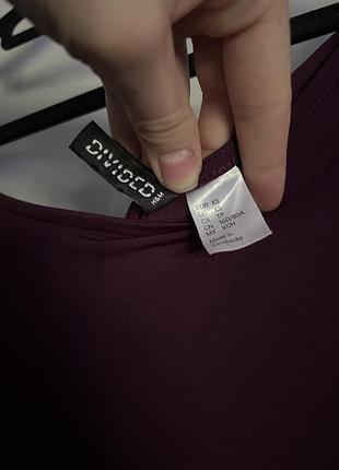 Бордова міні-сукня h&m 🍷🍒 4