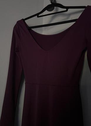 Бордова міні-сукня h&m 🍷🍒 5