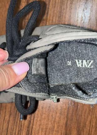Осенние сапожки zara детские 2