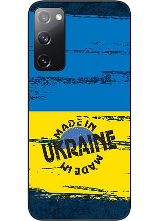 Силиконовый чехол epik для samsung galaxy s20 fe с картинкой сделан в украине