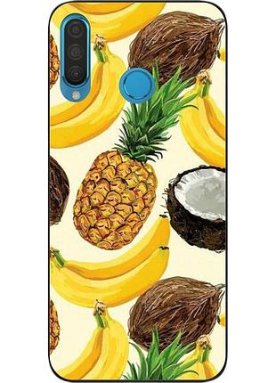 Силіконовий чохол бампер для huawei p30 lite з картинкою фрукти