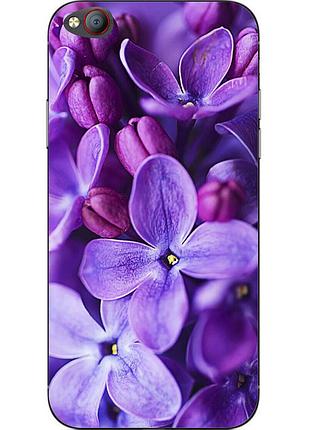 Чехол силиконовый для zte nubia m2 lite с картинкой сирень
