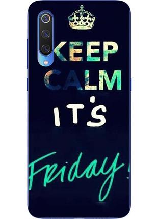 Силіконовий чохол для xiaomi mi 9 з картинкою keep calm