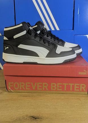 Кроссовки мужские высокие puma rebound layup sl черные новые 44 р (28.5 см), оригинал