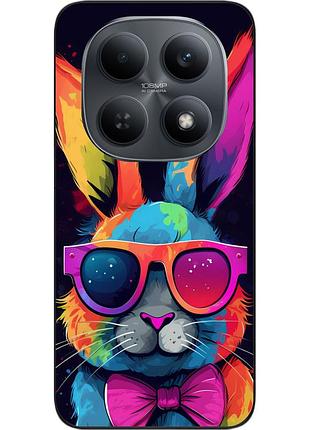 Чехол силиконовый epik для xiaomi redmi note 15 4g / 5g с принтом радужный кролик