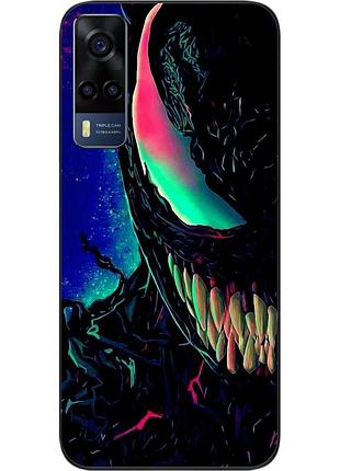 Силіконовий чохол epik для vivo y53s з картинкою яскравий веном