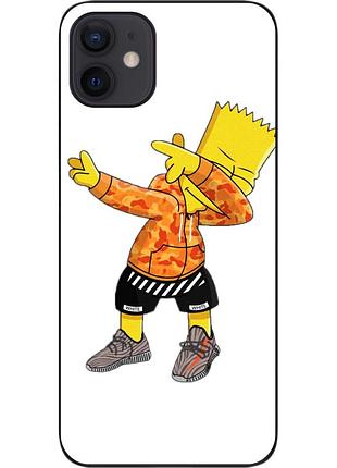 Силіконовий чохол для iphone 12 з картинкою барт сімпсон