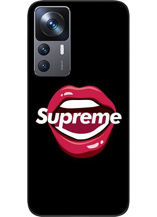 Оригинальный чехол epik для xiaomi 12t / 12t pro с картинкой губы