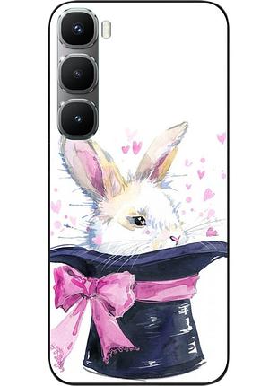 Чехол силиконовый epik для infinix hot 60 pro plus (x6886) с принтом кролик