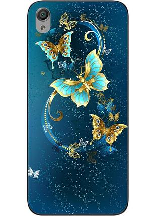 Чохол силіконовий для sony xperia m4 aqua з картинкою метелики